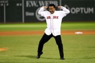 Pedro Marinez honored by the Boston Red Sox